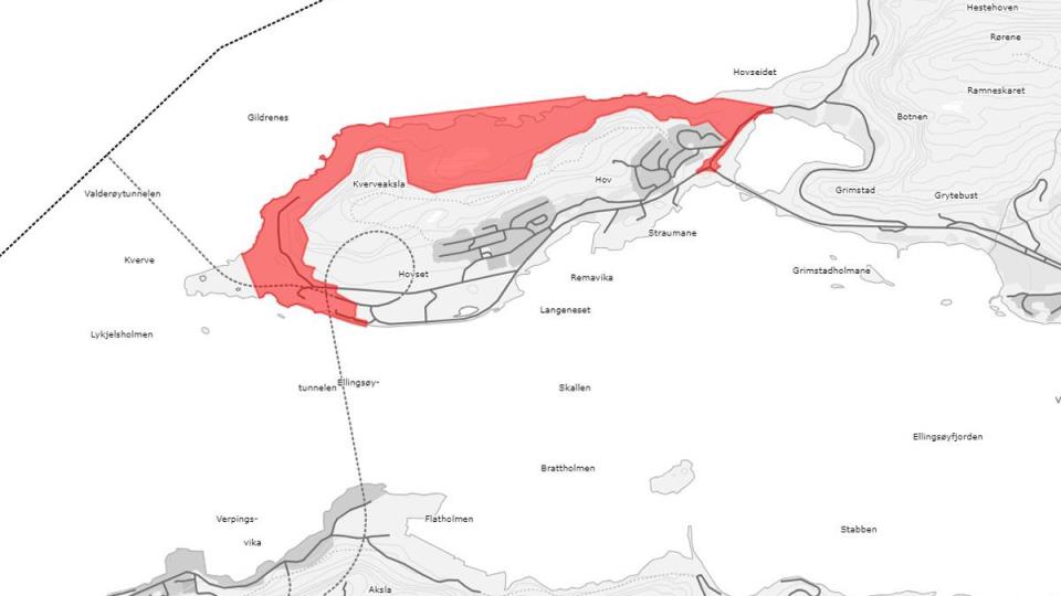 Lenkje til artikkel: Offentleg ettersyn -  Detaljregulering for næringsareal nord på Kverve, Sandvikane