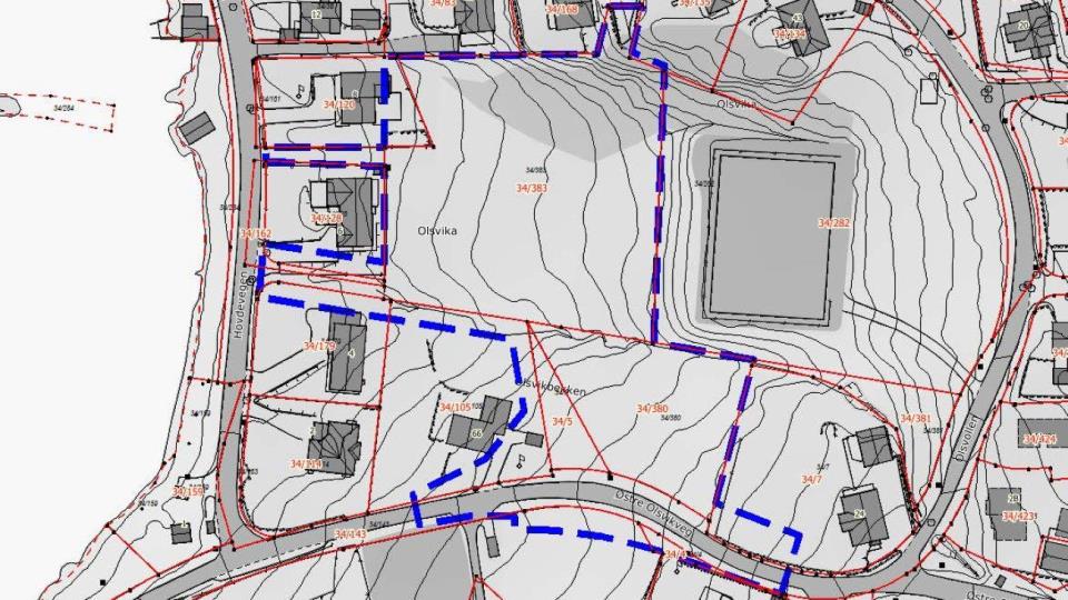 Lenkje til artikkel: Kunngjering av vedtak – endring av reguleringsplan for Østre Olsvikveg