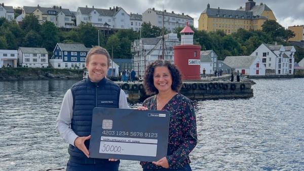 Lenkje til artikkel: 50 000 kroner fra Aksla Rundt til Nærmiljøprosjektet