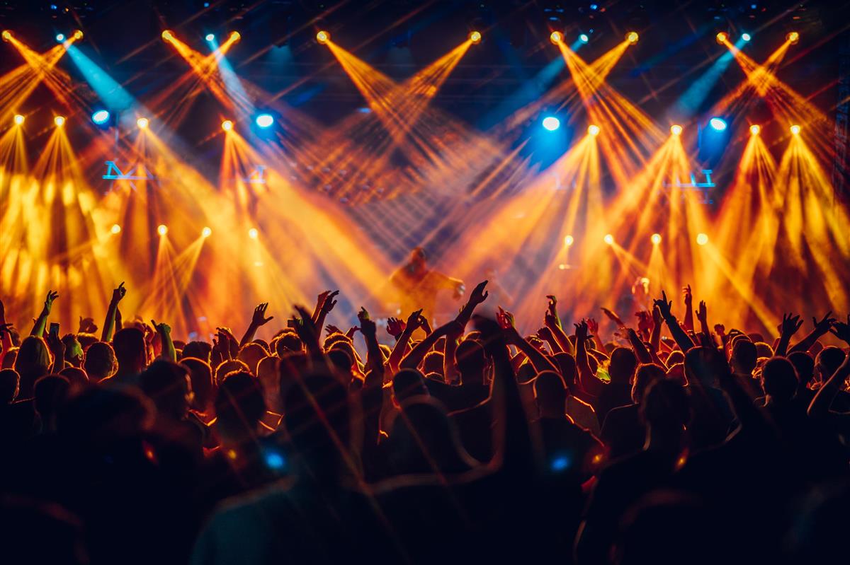 Illustrasjonsbilde av konsert - Klikk for stort bilete