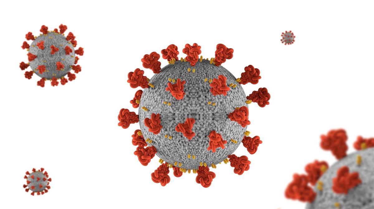 Illustrasjon av koronaviruset - Klikk for stort bilete